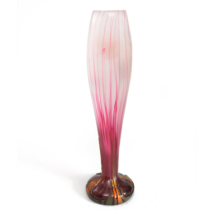Émile Gallé Glass Marquetry "Crocus" Vase