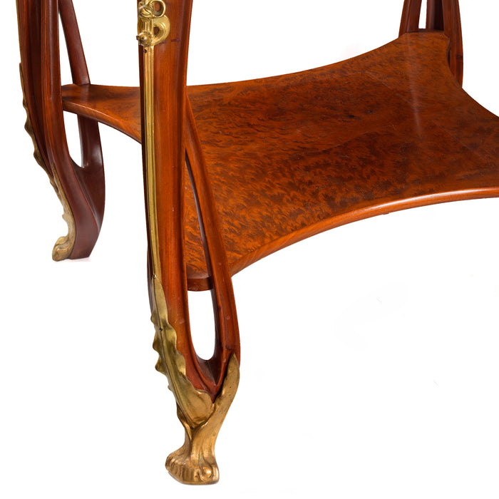 Louis Majorelle "Caltha des Marais" Two-Tier Table