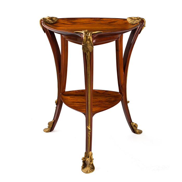 Louis Majorelle "Aux Nénuphars" Two-Tier Table