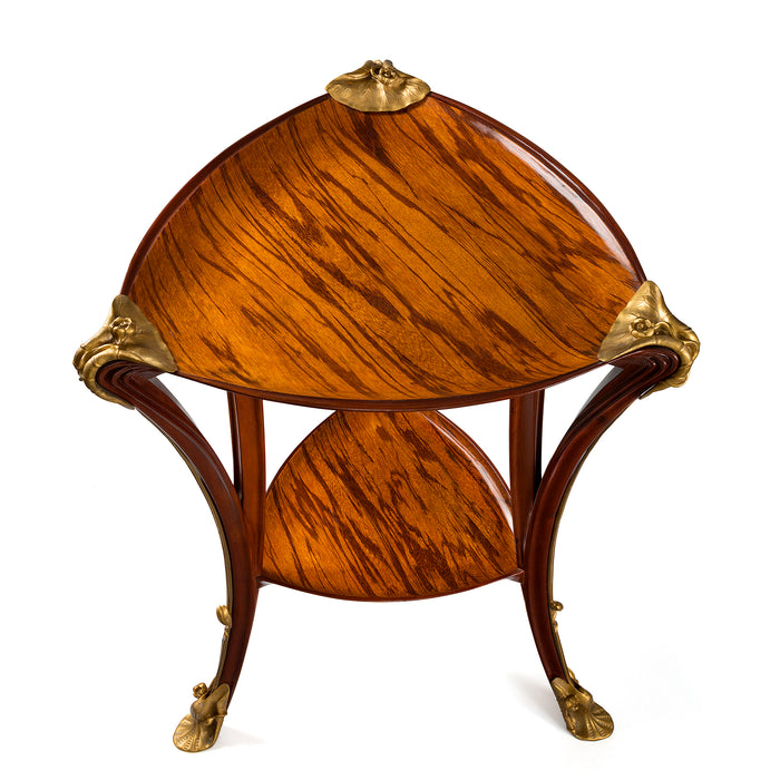 Louis Majorelle "Aux Nénuphars" Two-Tier Table