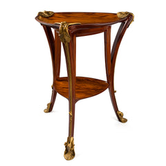Louis Majorelle "Aux Nénuphars" Two-Tier Table