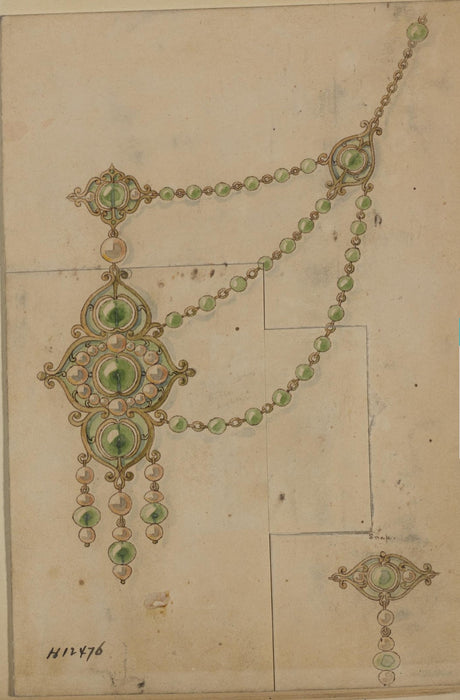 Macklowe Gallery Marcus & Co. Plique-à-jour Enamel and Peridot Necklace