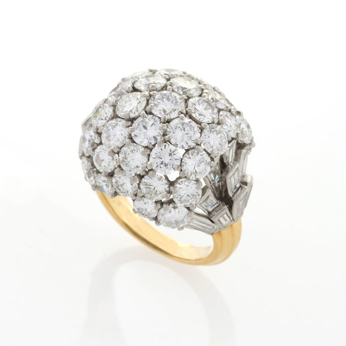 Macklowe Gallery Boucheron Paris Diamond Bombé Ring