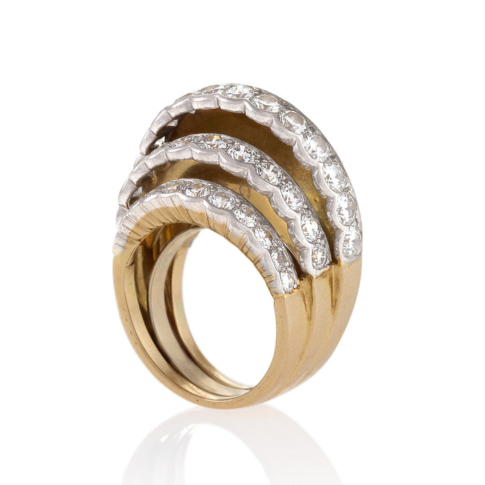 Cartier Maillon Panthére Diamond 18 Karat White Gold Ring Size 7 – Bardys  Estate Jewelry