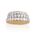 Macklowe Gallery Cartier Stepped Gold and Diamond Ring