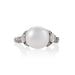Macklowe Gallery Baroque Saltwater Pearl and Diamond Flexible Ring