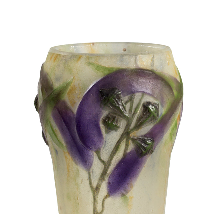 Gabriel Argy-Rousseau "Eucalyptus" Pâte de Verre Glass Vase