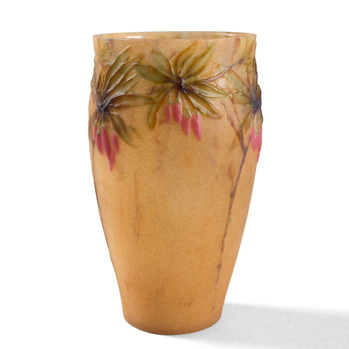 Gabriel Argy-Rousseau "Lyciet de Barbarie" Pâte de Verre Glass Vase