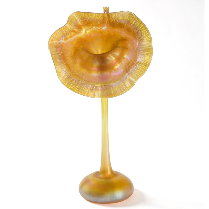 Macklowe Gallery Tiffany Studios New York "Jack in the Pulpit" Favrile Glass Vase