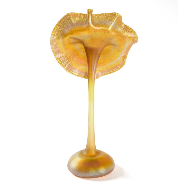 Macklowe Gallery Tiffany Studios New York "Jack in the Pulpit" Favrile Glass Vase