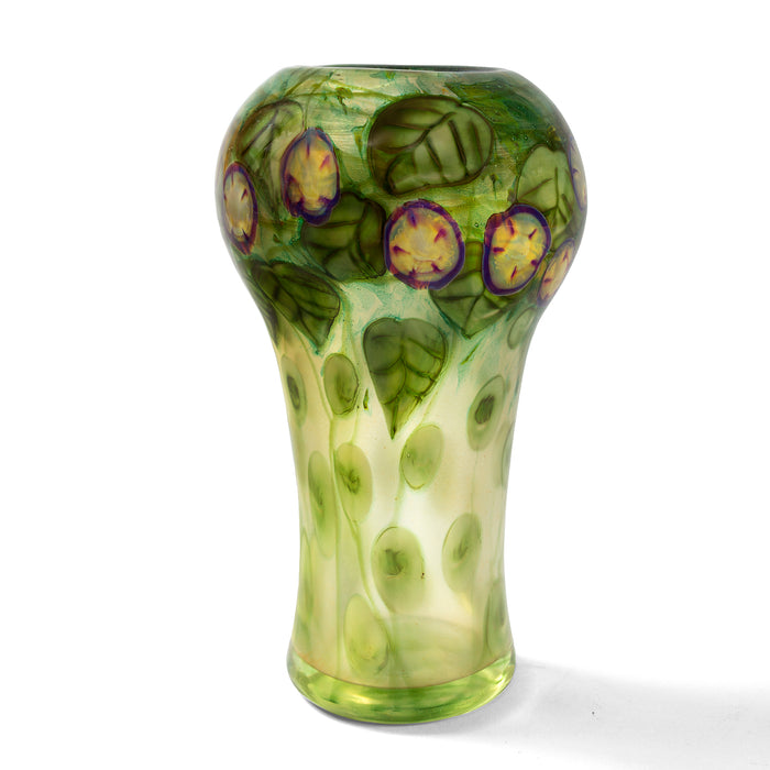 Tiffany Studios New York "Morning Glory" Paperweight Favrile Glass Vase
